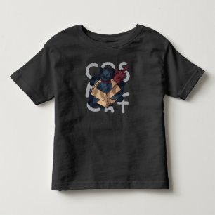 Kosmische Katze Kleinkind T-shirt