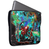 Kosmische Katze Lambda Elektronik-Bag Laptopschutzhülle (Vorne Rechts)