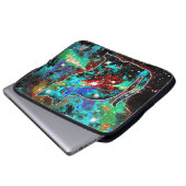 Kosmische Katze Lambda Elektronik-Bag Laptopschutzhülle (Vorne Knopf)