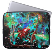 Kosmische Katze Lambda Elektronik-Bag Laptopschutzhülle (Vorderseite)