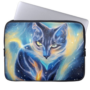 Kosmische Katze Laptopschutzhülle