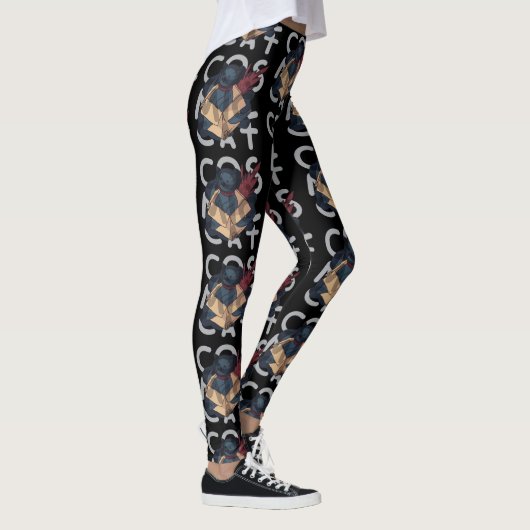 Kosmische Katze Leggings (Rechts)