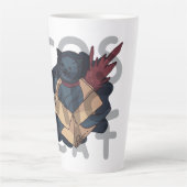 Kosmische Katze Milchtasse (Vorderseite)