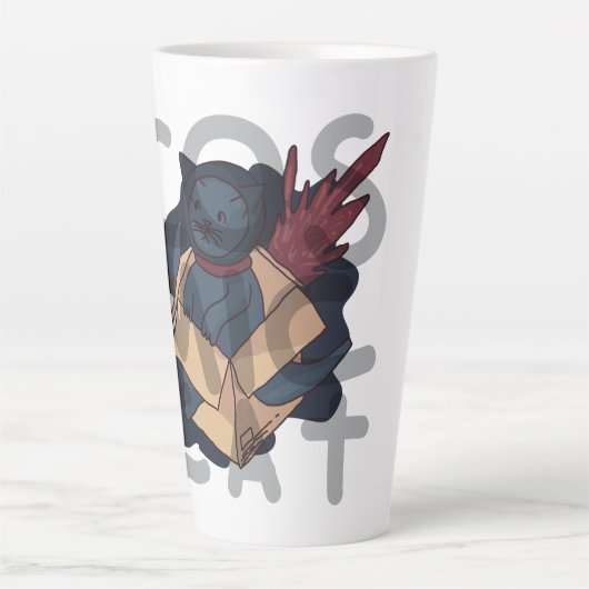 Kosmische Katze Milchtasse (Vorderseite)