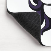 Kosmische Katze mit hohlen Augen Mousepad (Ecke)