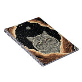 Kosmische Katze Notizblock (Rechte Seite)