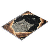 Kosmische Katze Notizblock (Linke Seite)