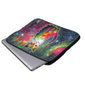 Kosmische Katze Omega Electronics Bag Laptopschutzhülle (Vorne Knopf)