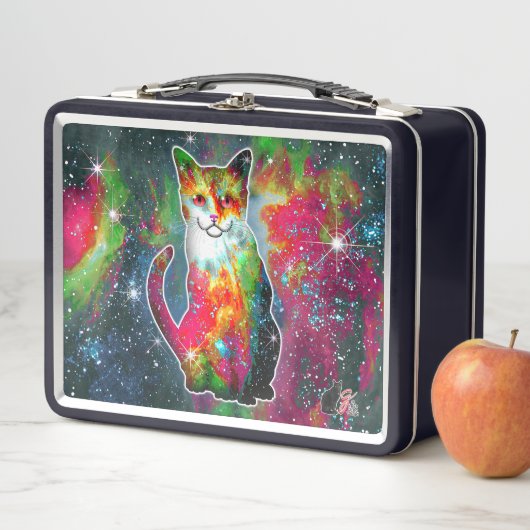 Kosmische Katze Omega Metal Lunchbox (Beispiel)