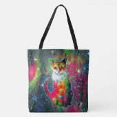 Kosmische Katze Omega Tasche (Vorderseite)