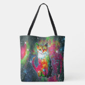 Kosmische Katze Omega Tasche (Rückseite)