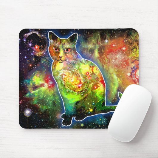 Kosmische Katze Omicron Mousepad (Mit Mouse)