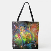 Kosmische Katze Omicron Tasche (Vorderseite)