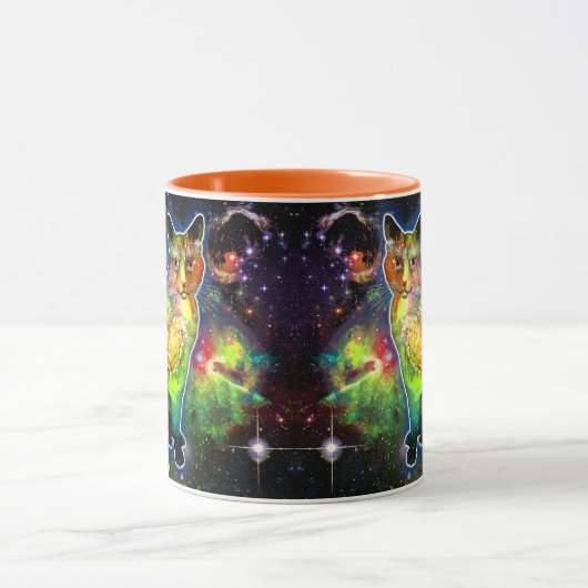 Kosmische Katze Omicron Tasse (Zentrum)