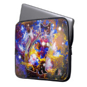 Kosmische Katze Psi Electronics Bag Laptopschutzhülle (Vorderseite Links)
