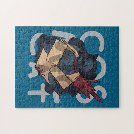 Kosmische Katze Puzzle (Horizontal)