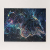 Kosmische Katze Puzzle (Horizontal)