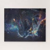 Kosmische Katze Puzzle (Horizontal)