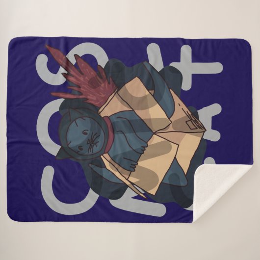 Kosmische Katze Sherpadecke (Vorderseite (Horizontal))