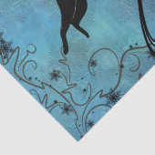 Kosmische Katze Snowflake Seidenpapier (Detail)