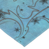 Kosmische Katze Snowflake Tischdecke (Schrägansicht)