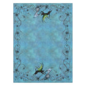 Kosmische Katze Snowflake Tischdecke (Vorderseite)