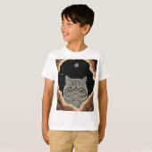 Kosmische Katze T-Shirt (Vorne ganz)