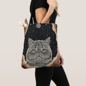 Kosmische Katze Tasche (Von Nahem)