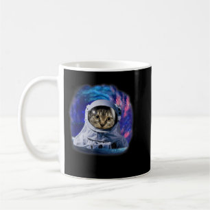 Kosmische Katze Weltraum Astrokatze in der Galaxie Kaffeetasse