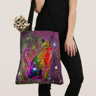 Kosmische Katze Zeta Tasche