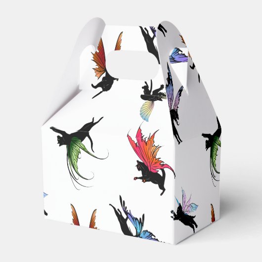 Kosmische Katzen Geschenkschachtel (Rückseite)