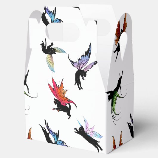 Kosmische Katzen Geschenkschachtel (Geöffnet)