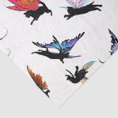 Kosmische Katzen Seidenpapier (Detail)