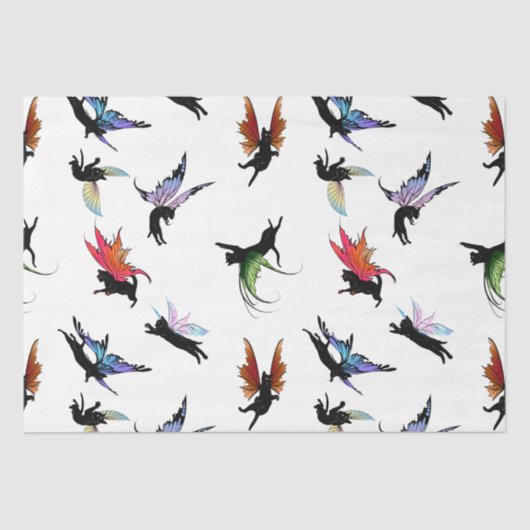 Kosmische Katzen Seidenpapier (Vorderseite)