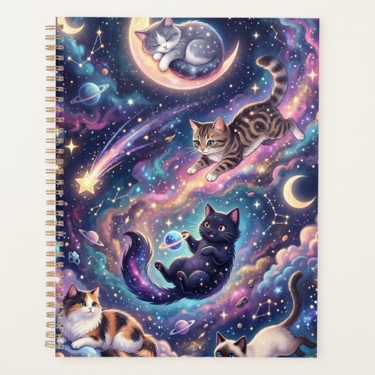 Kosmische Katzen unter den Sternen Planer (Vorderseite)