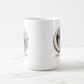 Kosmische Katzenkontemplation Kaffeetasse (Mittel)