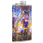 Kosmische Katzenpsi Flachmann (Rechts)