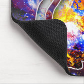 Kosmische Katzenpsi Mousepad (Ecke)