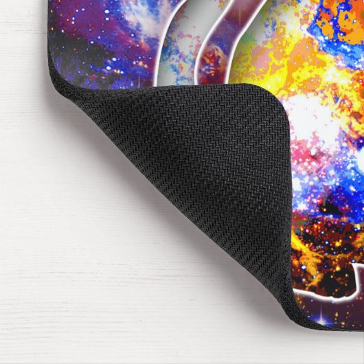 Kosmische Katzenpsi Mousepad (Ecke)