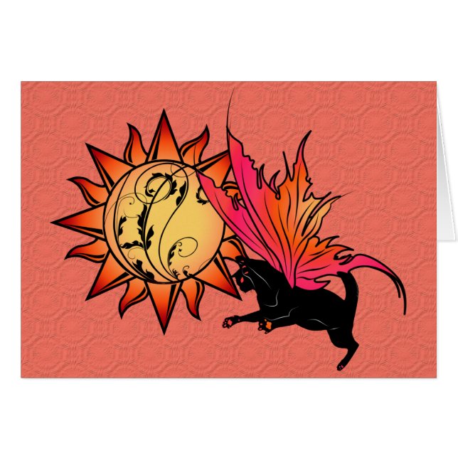 Kosmische KatzenSun (Vorderseite (Horizontal))