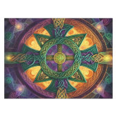 Kosmische Keltentablette Tischdecke (Vorderseite (Horizontal))