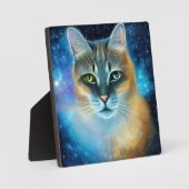 Kosmische Kitty Fotoplatte (Vorderseite)