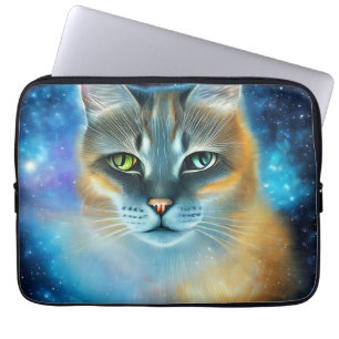 Kosmische Kitty Laptopschutzhülle