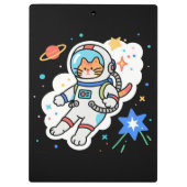 Kosmische Kitty: Paws im Orbit Klemmbrett (Rückseite)