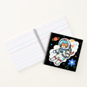Kosmische Kitty: Paws im Orbit Notizblock (Innenseite)