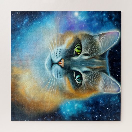 Kosmische Kitty Puzzle (Horizontal)