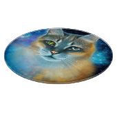 Kosmische Kitty Schneidebrett (Ecke)