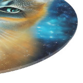 Kosmische Kitty Schneidebrett (Ecke)