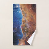 Kosmische Klippen Carina Nebula Weltraum-Webkop Te Badhandtuch Set (Handtuch)