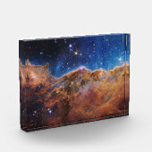 Kosmische Klippen Carina Nebula Weltraum-Webkop Te Fotoblock (Links)